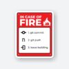 In Case Of Fire Sticker_1