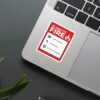 In Case Of Fire Sticker_2