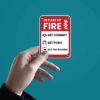 In Case Of Fire Sticker