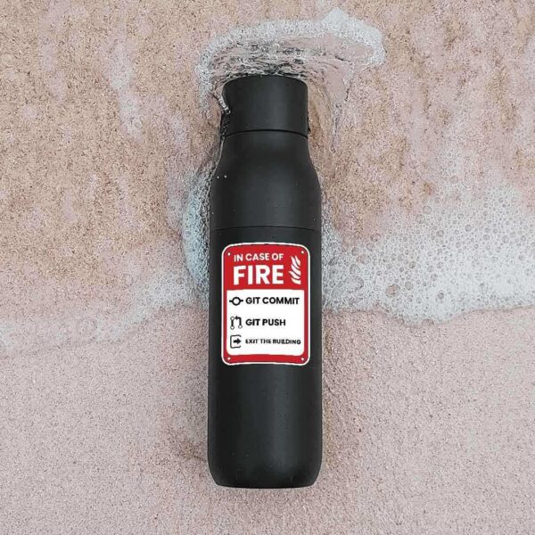 In Case Of Fire Sticker