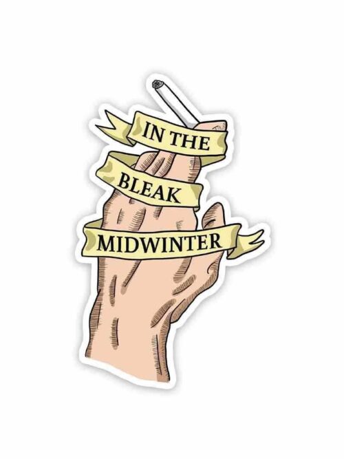 In The Bleak Midwinter Sticker