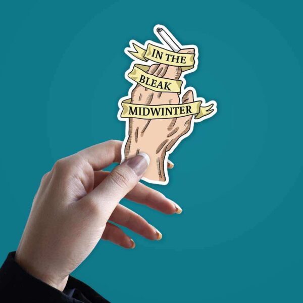 In The Bleak Midwinter Sticker