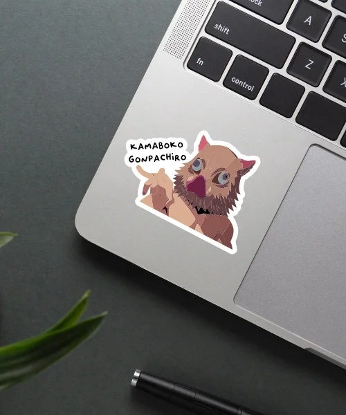 Inosuke Hashibira Kimetsu No Yaiba Sticker_2 Inosuke Hashibira Kimetsu No Yaiba Sticker
