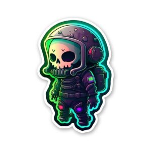 Interstellar Explorer Skeleton Sticker Interstellar Explorer Skeleton Sticker