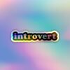 Intovert   Holographic Laptop   Mobile Sticker