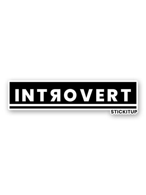 Introvert Sticker