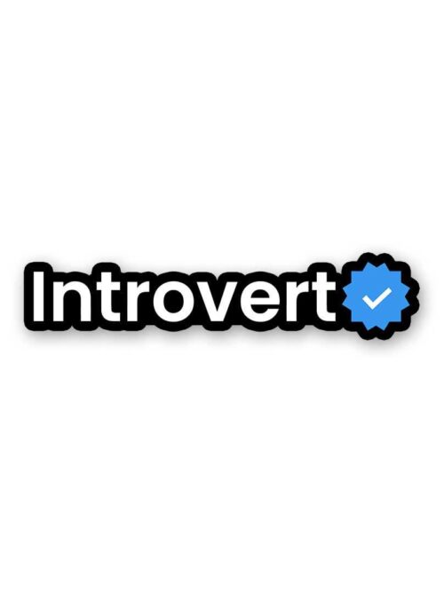 Introvert Verified Sticker