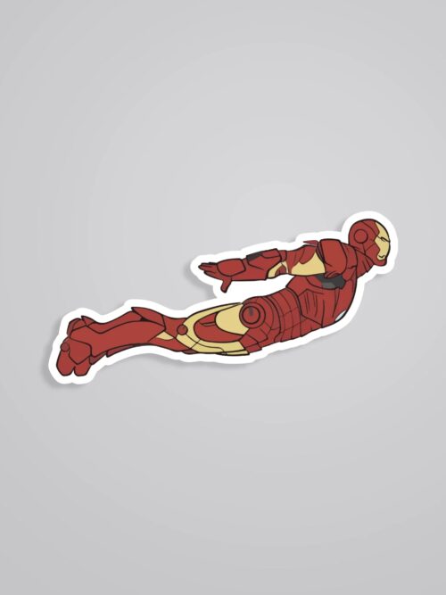 Iron Man Flying Movies Stickers