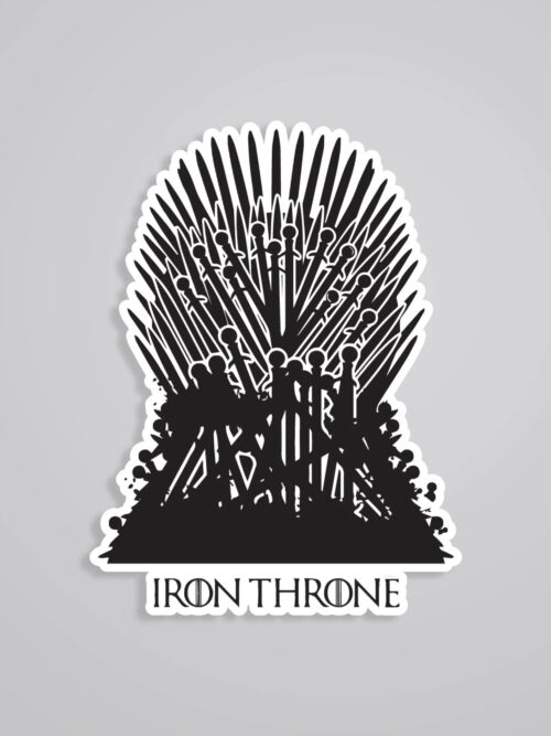Iron Throne TV Shows Stickers