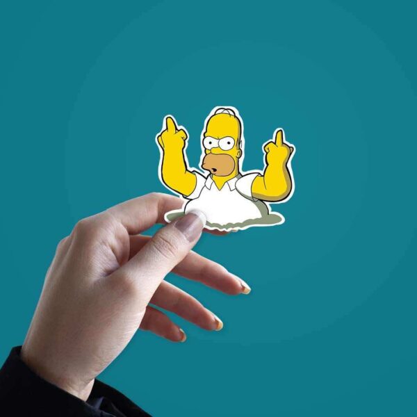 Irritated Homer Sticker