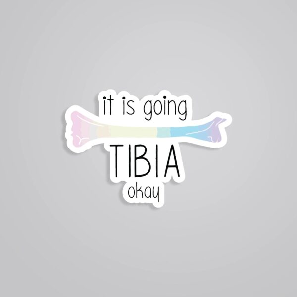 It Is Going TIBIA Okay Witty Stickers It Is Going TIBIA Okay Witty Stickers