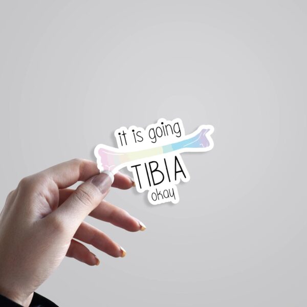 It Is Going TIBIA Okay Witty Stickers It Is Going TIBIA Okay Witty Stickers