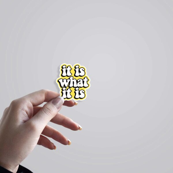 It Is What It Is Witty Stickers It Is What It Is Witty Stickers