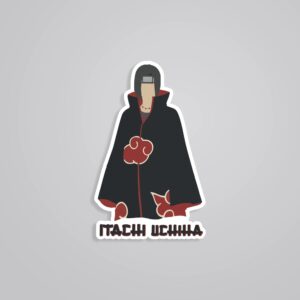 Itachi Uchiha Minimalist Anime Stickers