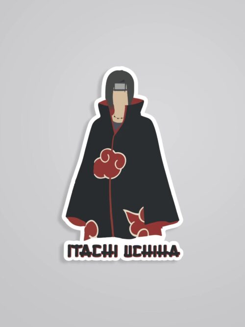 Itachi Uchiha Minimalist Anime Stickers