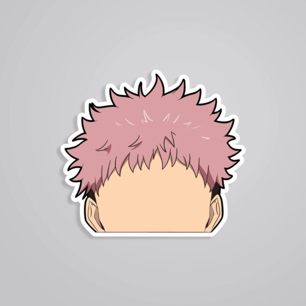 Itadori Yuji Minimalist Anime Stickers