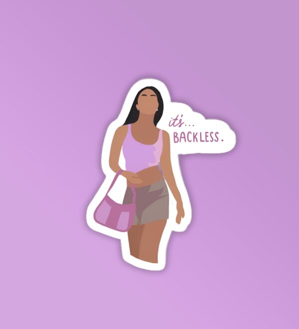 Its Backless Poo Laptop Phone Sticker Its Backless Poo Laptop Phone Sticker