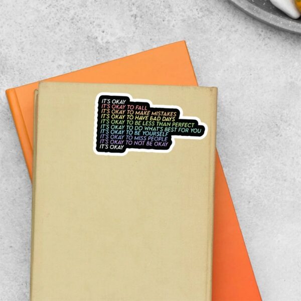 Its Okay Motivational Stickers