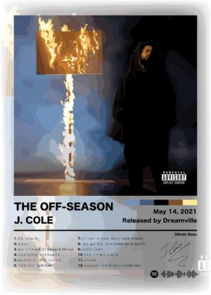 J Cole The Off Season Music Poster