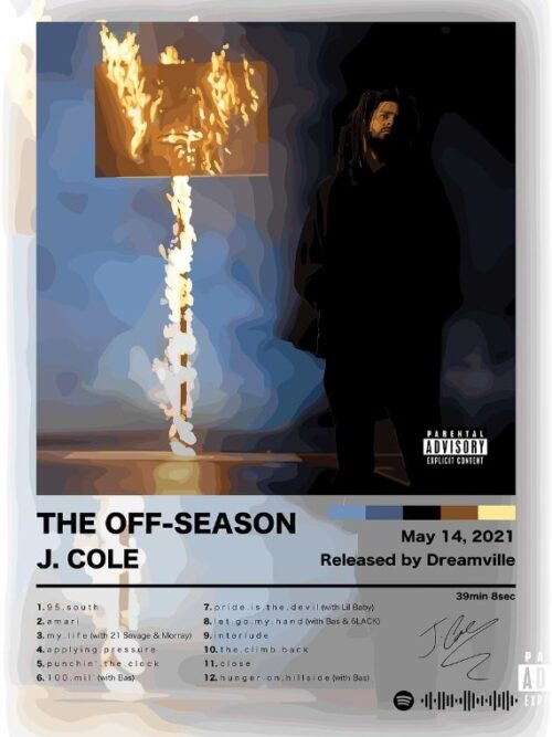 J Cole The Off Season Music Poster
