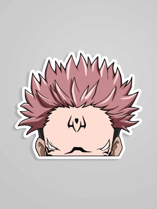 JJK Ryomen Sukuna Minimalist Anime Stickers