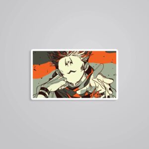 JJK Sukuna In Frame Anime Stickers JJK Sukuna In Frame Anime Stickers