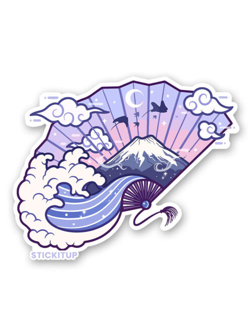 Japanese Fan Sticker