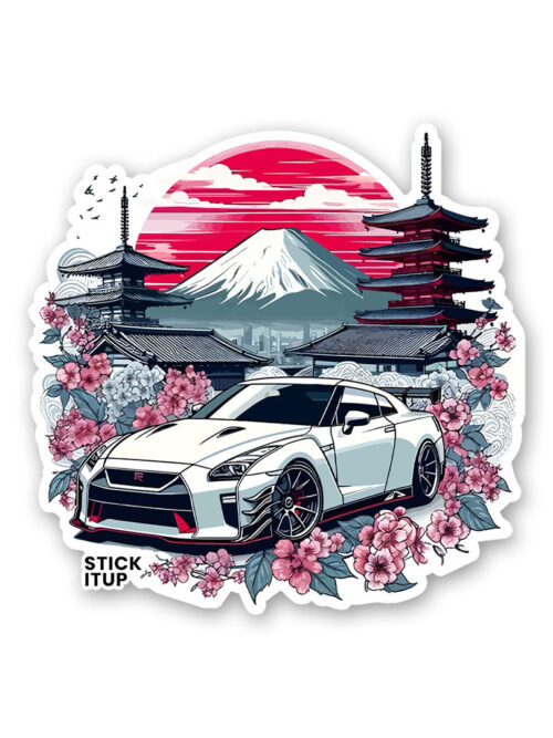 Japanese GTR Sticker