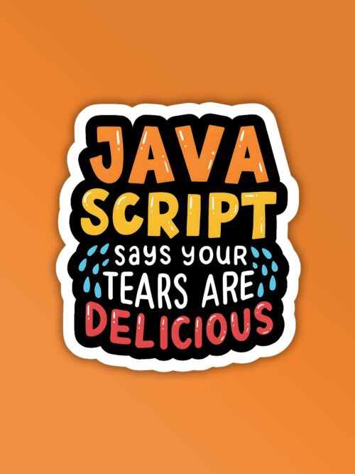Java Script Programmer Coding Sticker