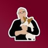 Jay And Stella   Modern Family Laptop   Mobile Sticker