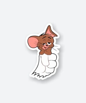 Jerry Caught Sticker