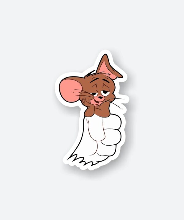 Jerry Caught Sticker
