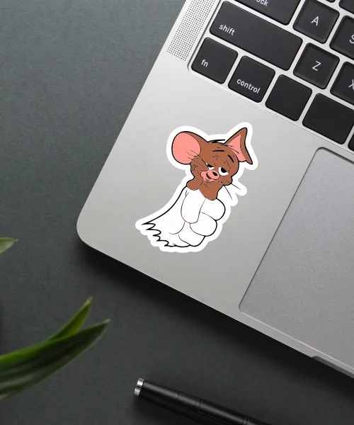 Jerry Caught Sticker