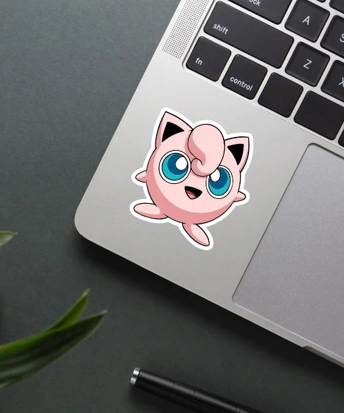 Jigglypuff Pokemon Sticker Jigglypuff Pokemon Sticker