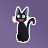 Jiji The Cat Laptop   Mobile Stickers