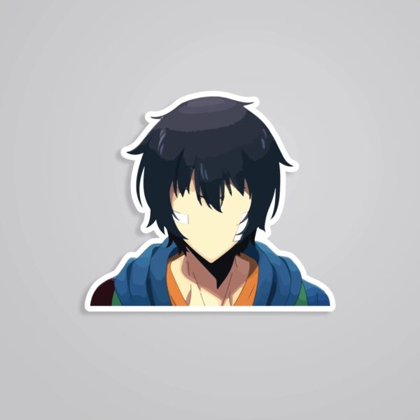 Jin Woo Minimalist Anime Stickers_1 Jin Woo Minimalist Anime Stickers