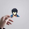 Jin Woo Minimalist Anime Stickers