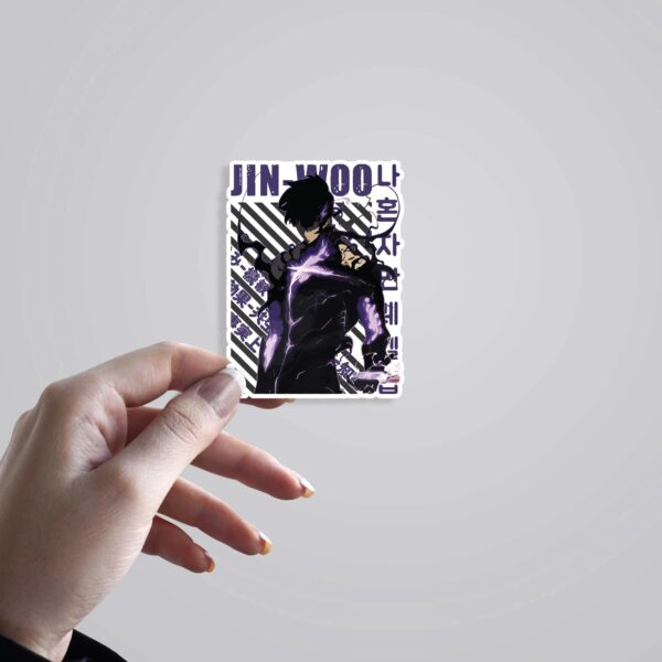Jin Woo in Purple Anime Stickers_2 Jin Woo In Purple Anime Stickers