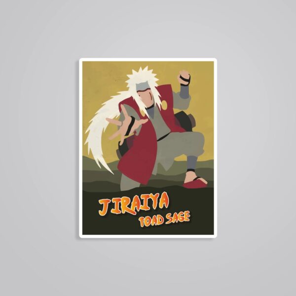 Jiraiya Toad Sage Anime Stickers