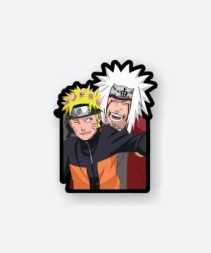 Jiraiya With Naruto Sticker