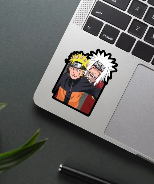 Jiraiya With Naruto Sticker_2 Jiraiya With Naruto Sticker