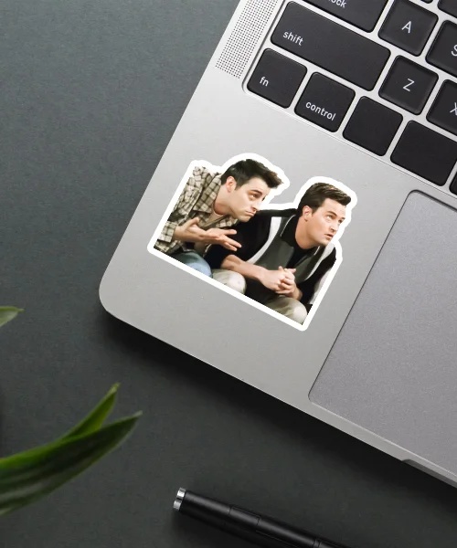 Joey And Chandler Sticker