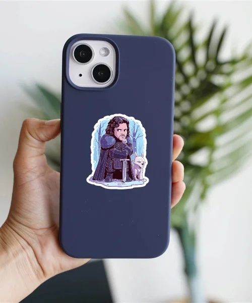 John Snow Cartoon Sticker