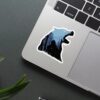 John Snow Wolf Sticker