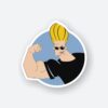 Johnny Bravo Biceps Sticker