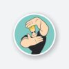 Johnny Bravo Sticker
