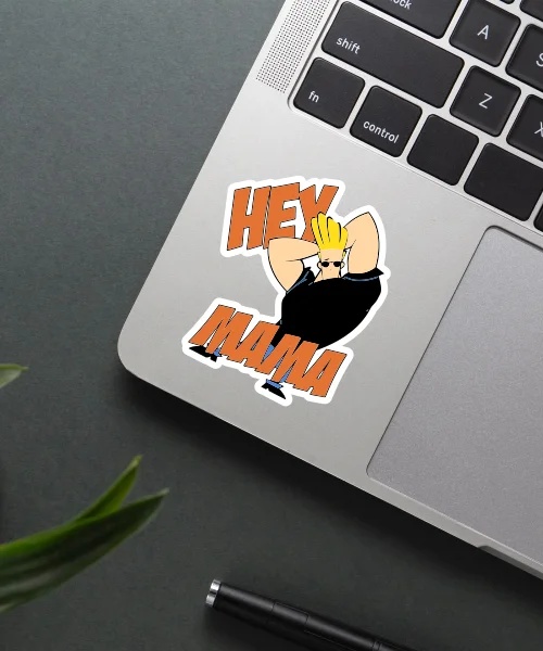 Johnny Hey Mama Sticker