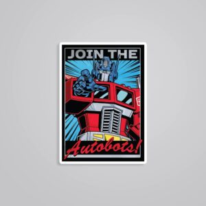 Join The Autobots Movies Stickers