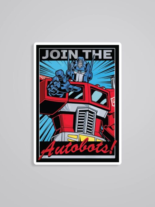 Join The Autobots Movies Stickers