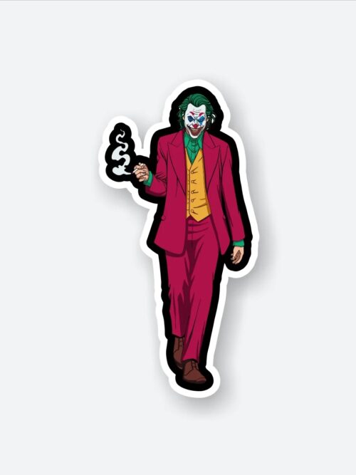 Joker Smoking Sticker